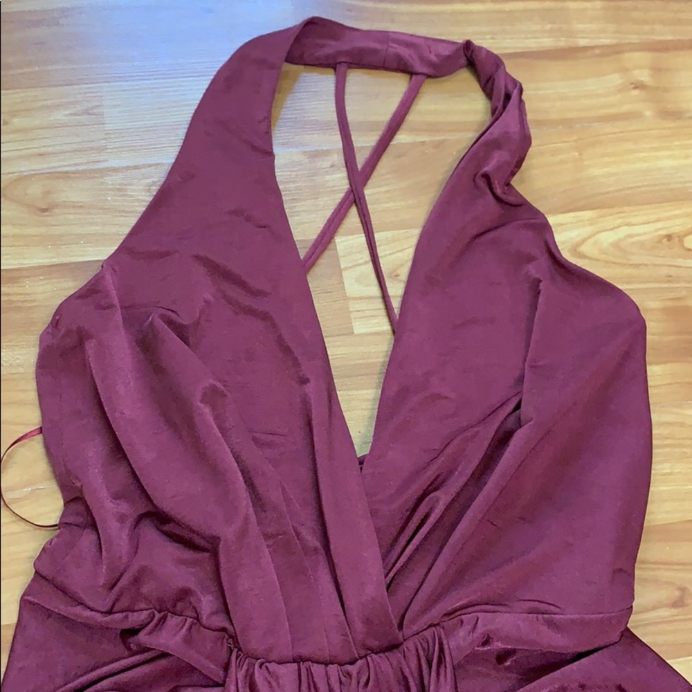 Fashion nova plunge drape dress - Picture 4 of 6